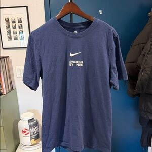 Nike Men's Navy Swoosh Tee